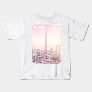 Vintage Dubai Poster | Places of the World Kids T-Shirt